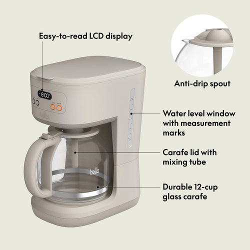 12-Cup Programmable Coffee Maker with Glass Carafe R54763