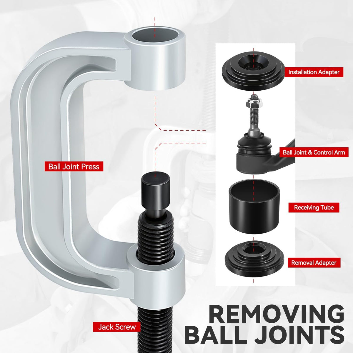 21 Pcs Ball Joint Press Kit R908