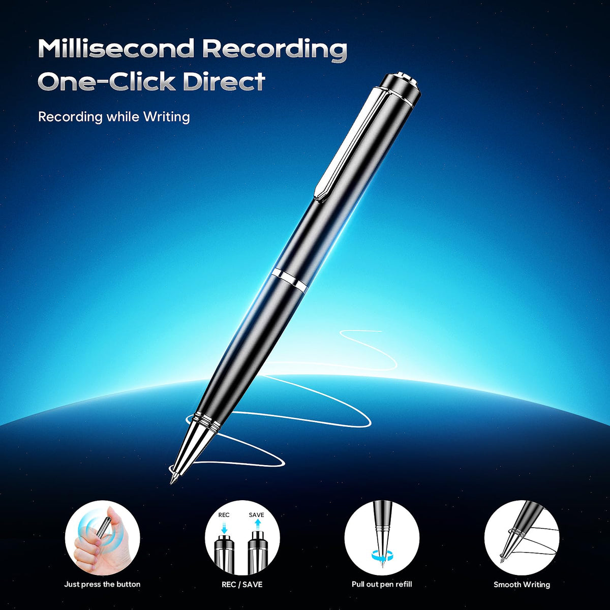 64GB Digital Voice Recorder V744