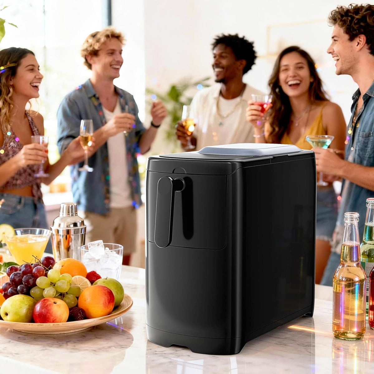 Black Countertop Ice Maker Machine Z9505