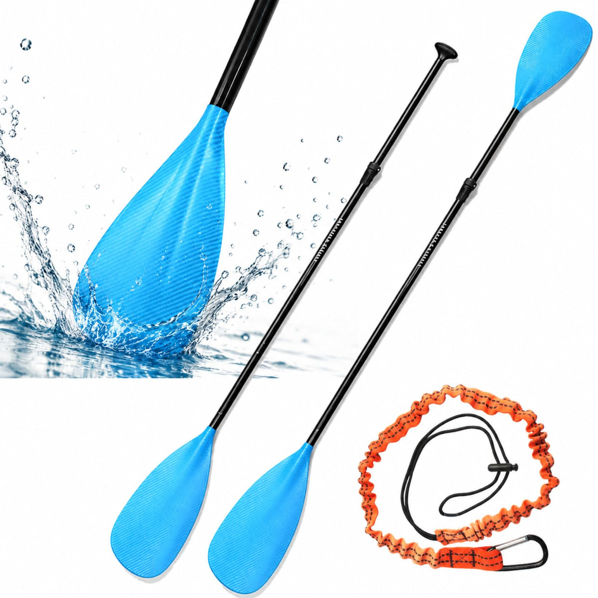 Adjustable 4-Piece Dual Blade Aluminum Paddle K78992