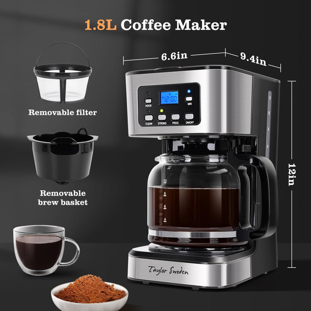 Programmable 12 Cup Drip Coffee Maker V67136