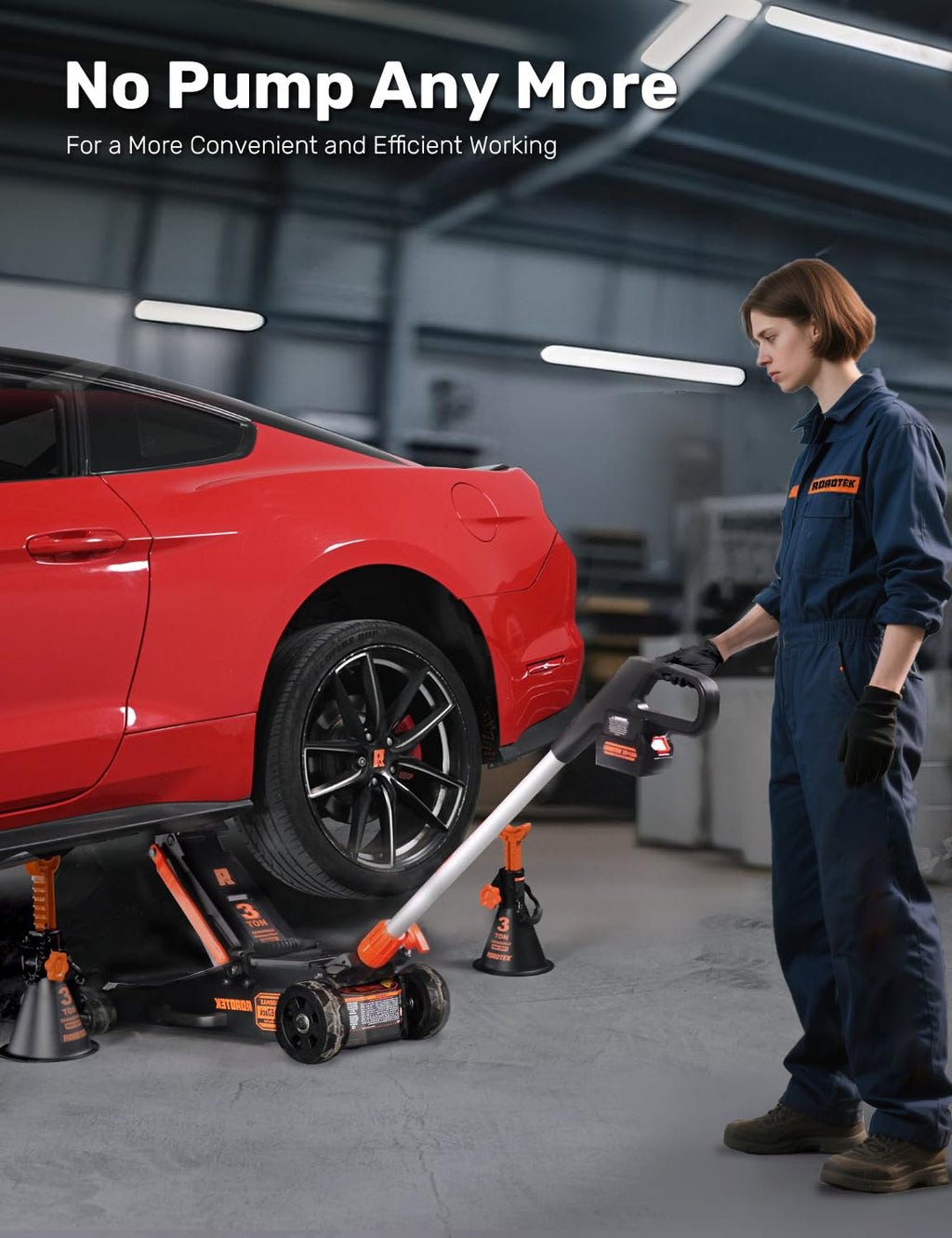 3 Ton Low Profile Electric Floor Jack I962046