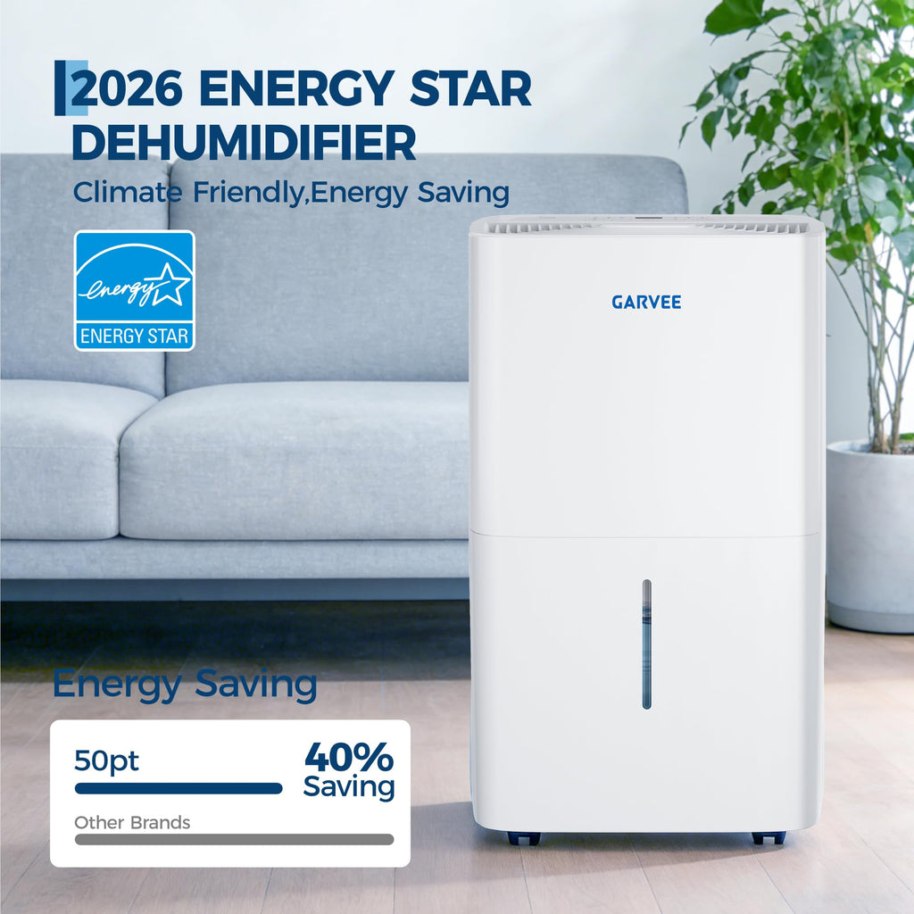 50-Pint Dehumidifier with 2.4Gal Water Tank H35331