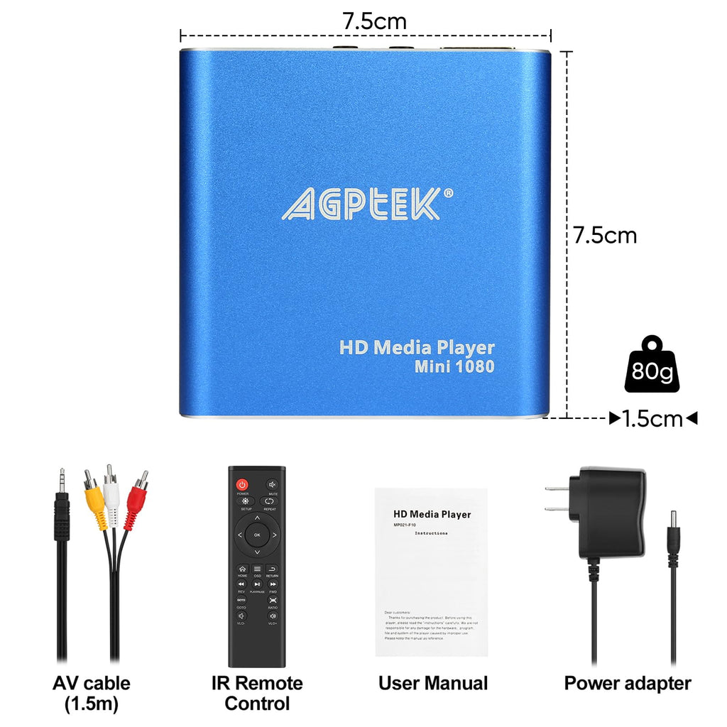 Mini 1080p HDMI Media Player U733853