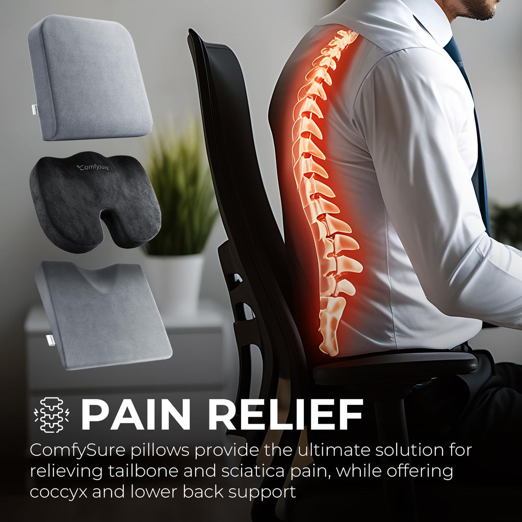 Memory Foam Wedge Seat Cushion I8483