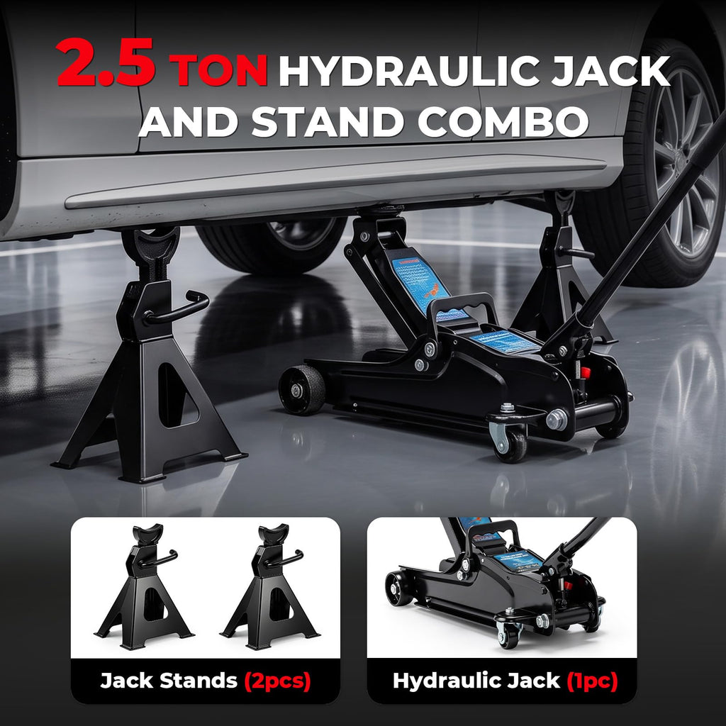 Heavy Duty Steel Hydraulic Floor Jack Q4292