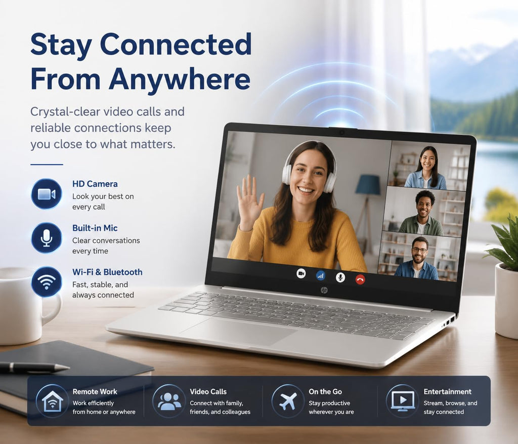 15.6" FHD Laptop, 12th Gen Intel Core i3, 8GB RAM, 256GB SSD H76058
