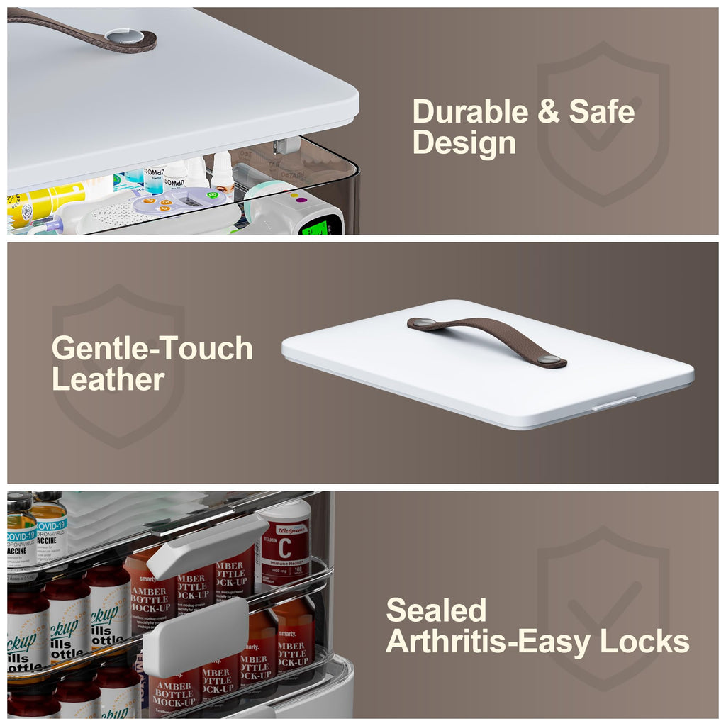 4-Tier Portable Medicine Organizer B110025