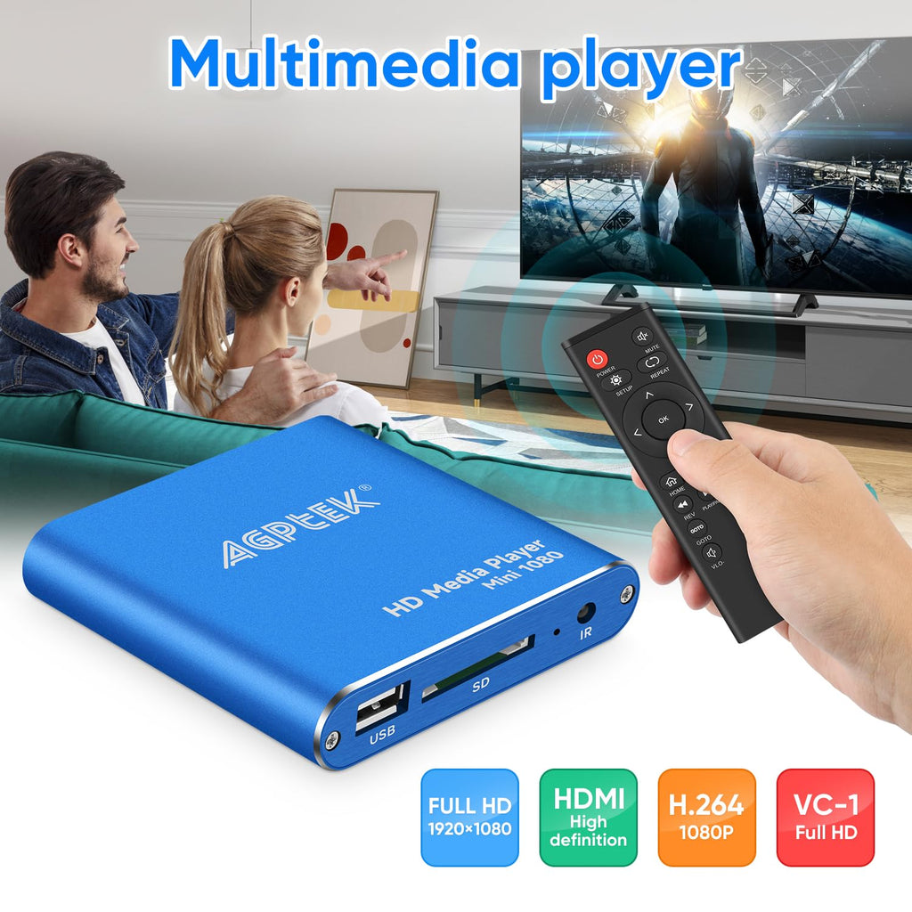 Mini 1080p HDMI Media Player U733853