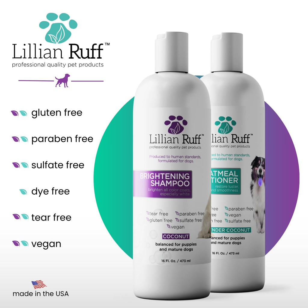 Brightening Shampoo & Oatmeal Conditioner Set for Dogs V760