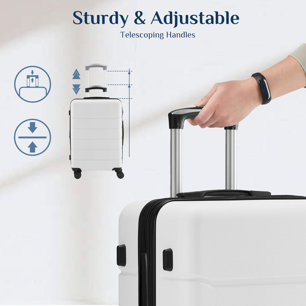 20 Inch Carry On Luggage with Spinner Wheels E819845