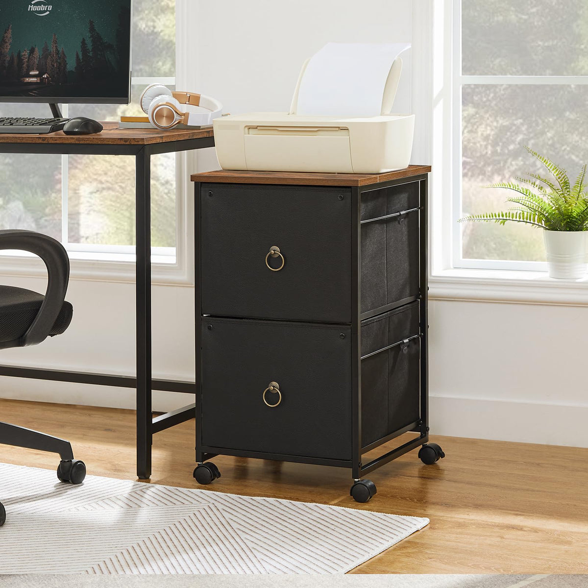 2 Drawer Mobile File Cabinet N41736