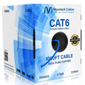 Cat6 Plenum 1000ft Pure Copper Ethernet Cable Blue L94824