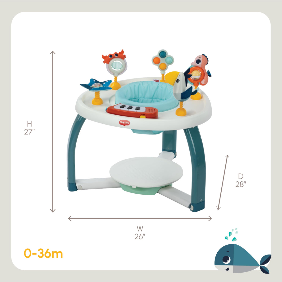 5-in-1 Activity Center with Piano & 6 Toys X9680