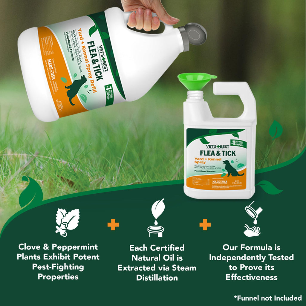 Flea & Tick Mosquito Yard & Kennel Spray for Dogs, 32 oz X617