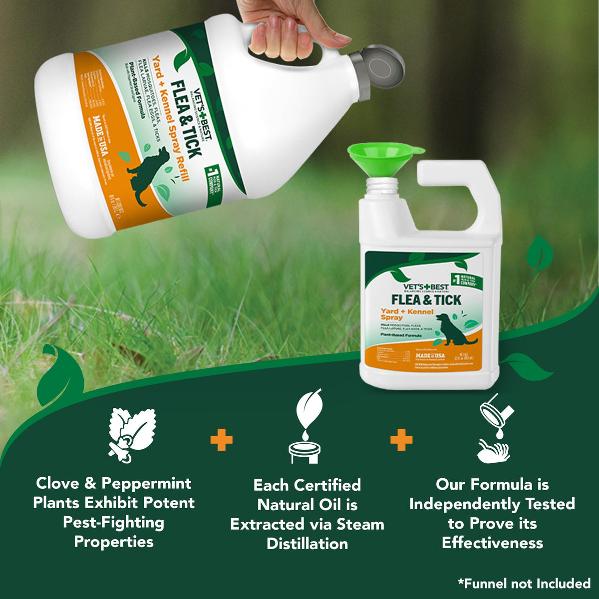 Flea & Tick Mosquito Yard & Kennel Spray for Dogs, 32 oz X617