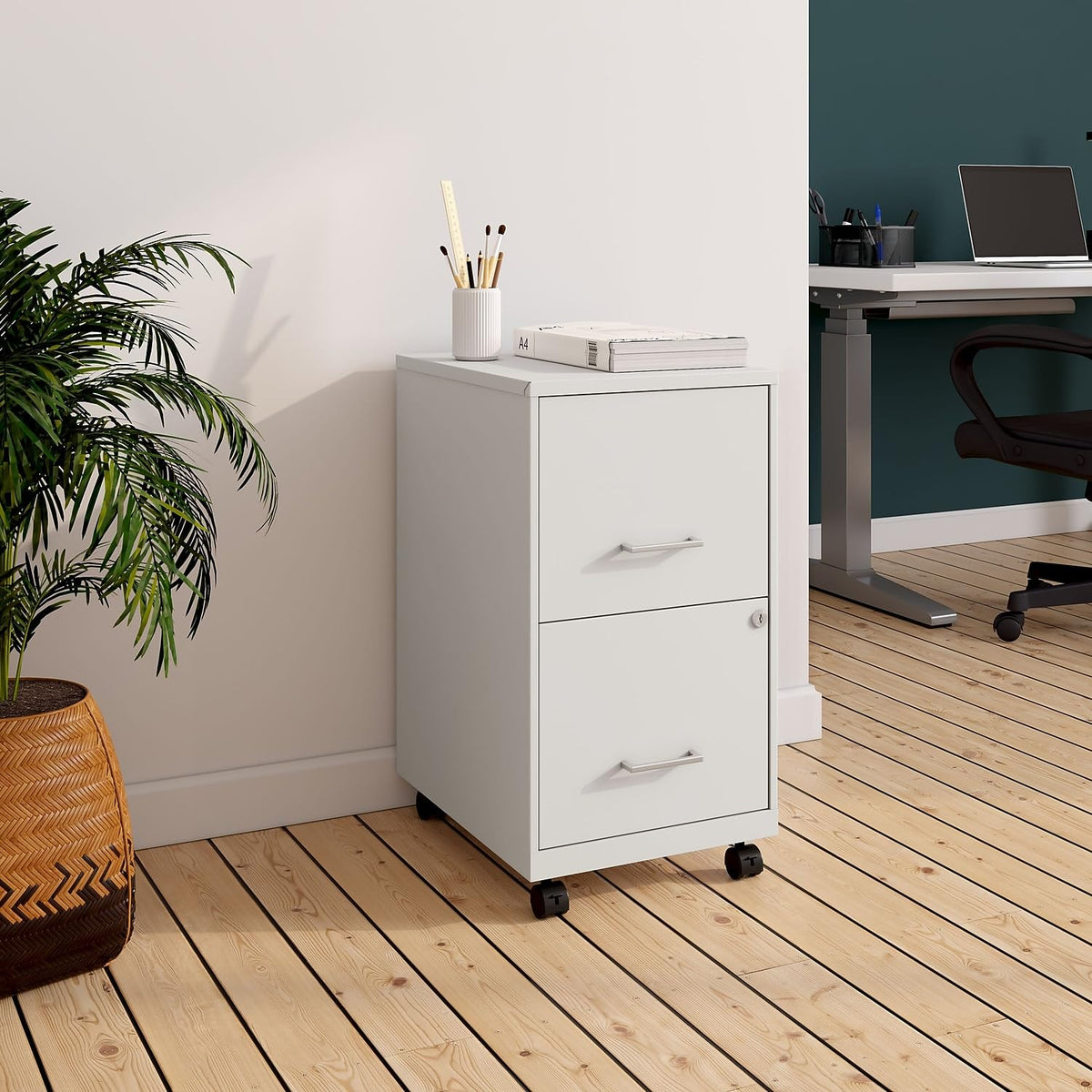 2 Drawer Letter Size Lockable File Cabinet W162321