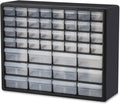 44 Drawer Black Plastic Storage Cabinet Q866921