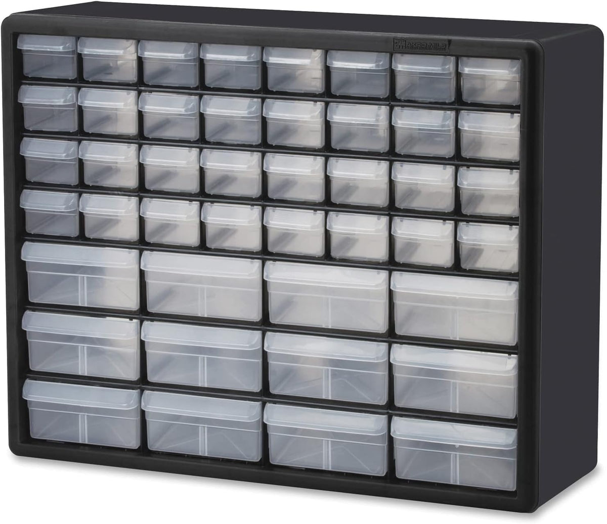 44 Drawer Black Plastic Storage Cabinet Q866921