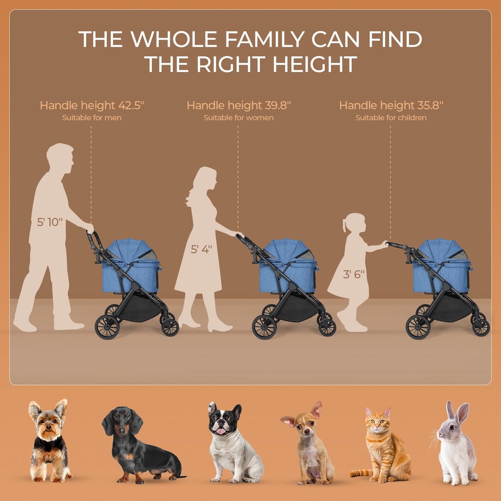 Foldable Dog Stroller I5169