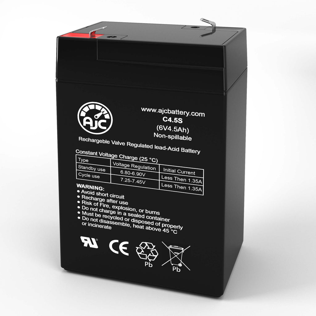 6V 4.5Ah Sealed Lead Acid Battery G27140