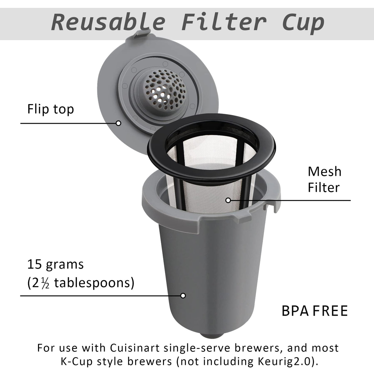 Reusable Filter Cup 1 Pack S368