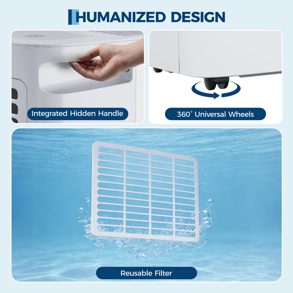 50-Pint Dehumidifier with 2.4Gal Water Tank H35331