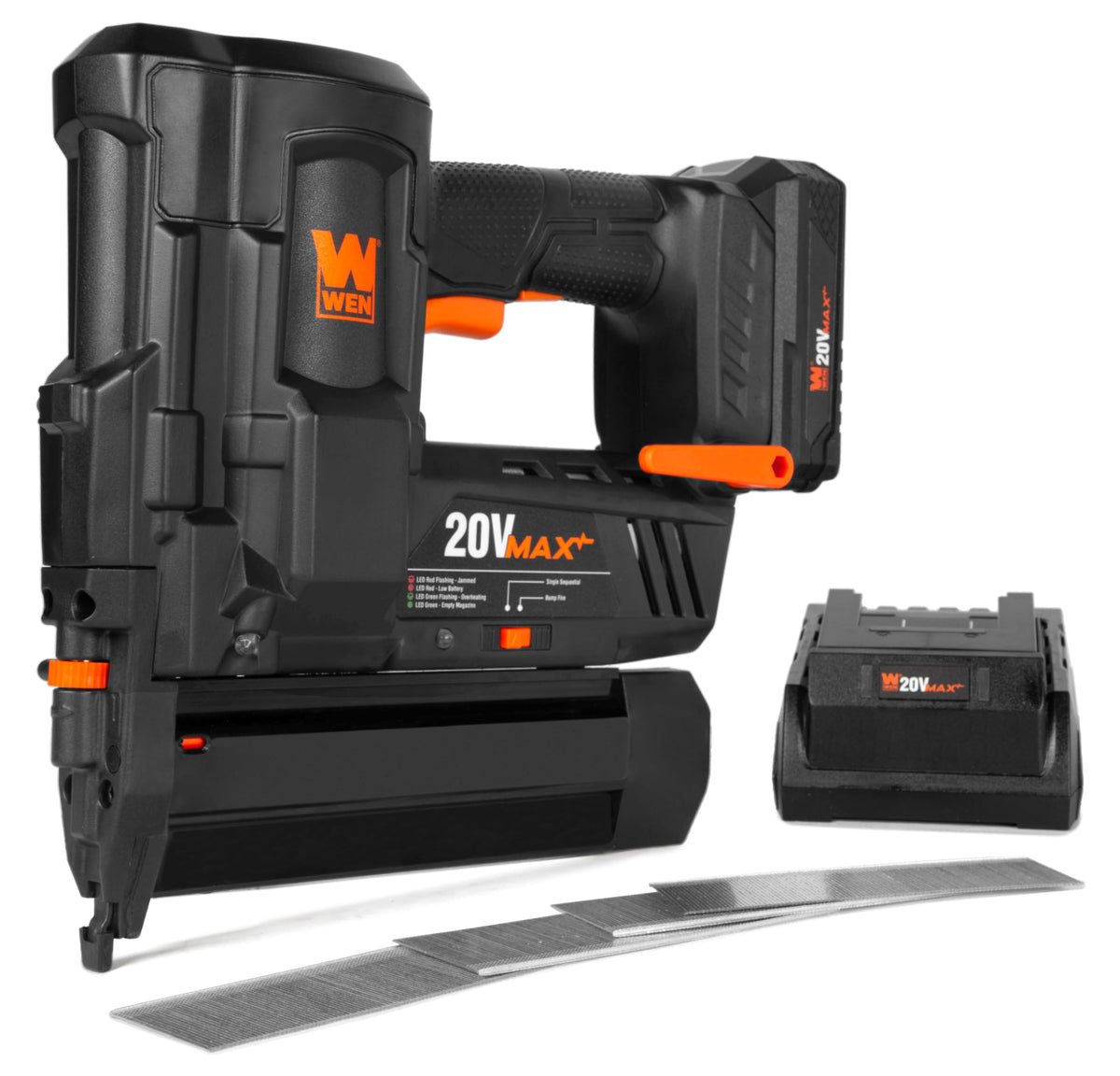 20V Max Cordless 18-Gauge Brad Nailer with Battery and Charger Q515