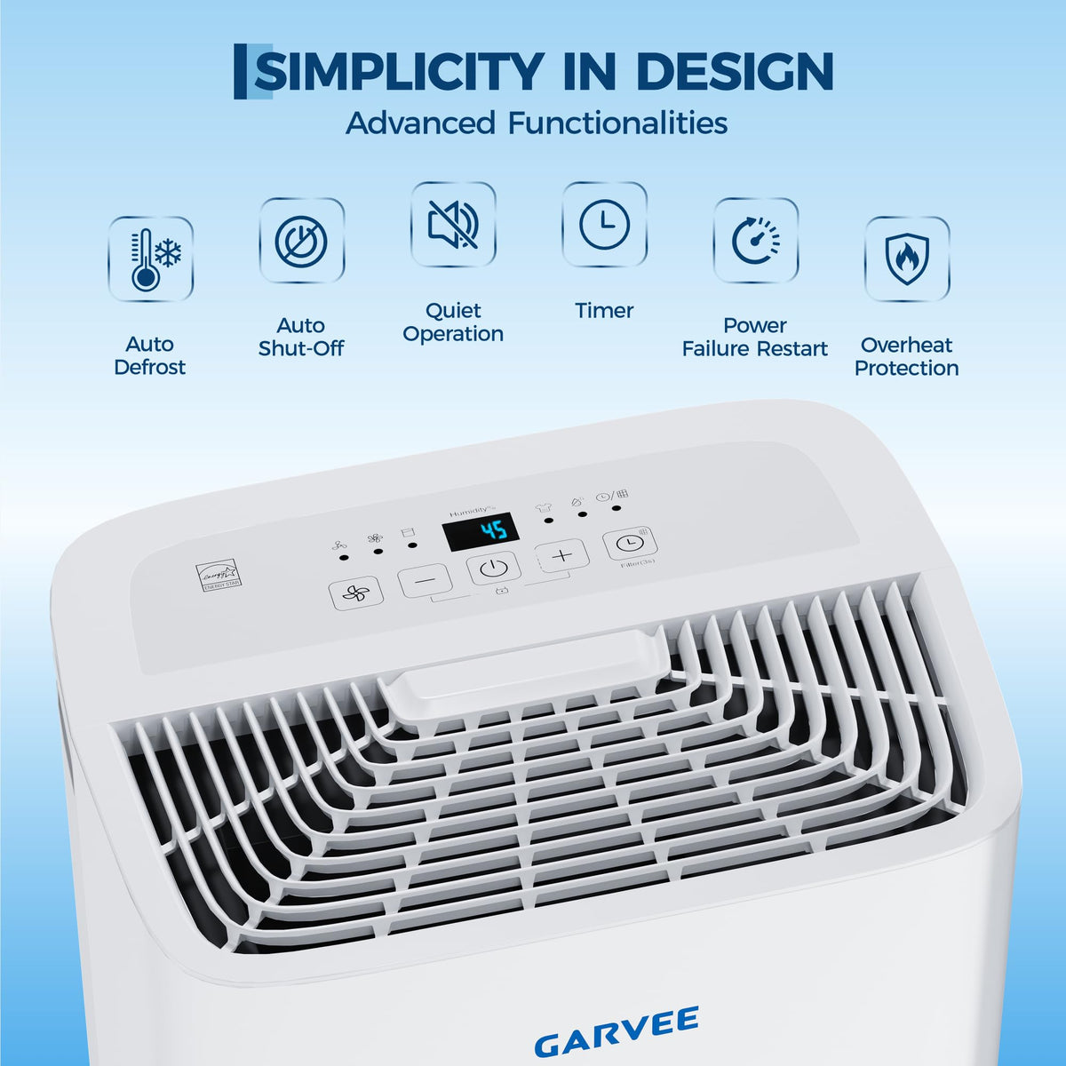 50-Pint Dehumidifier with 2.4Gal Water Tank H35331