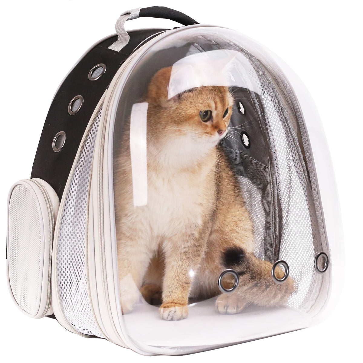 Large Cat Backpack Carrier with Space Capsule Bubble Window Y783