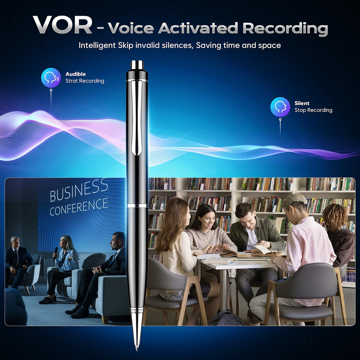 64GB Digital Voice Recorder V744
