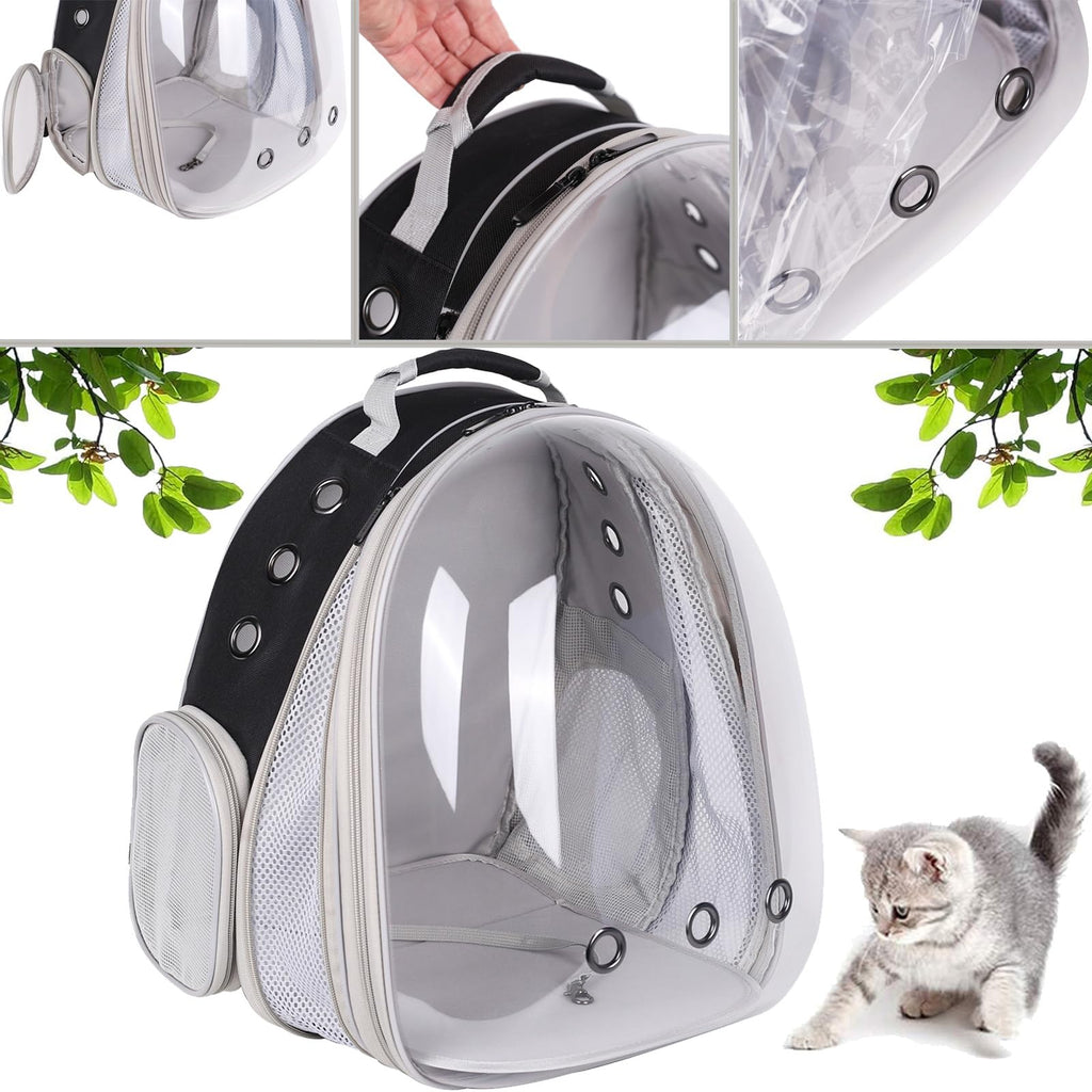 Large Cat Backpack Carrier with Space Capsule Bubble Window Y783