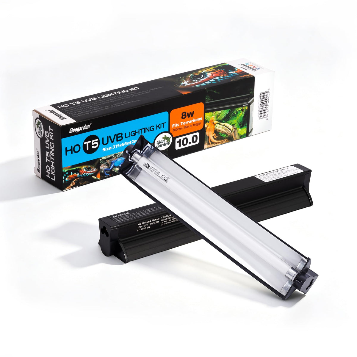 10.0 UVB Reptile Lighting Combo Kit 12-Inch 8W V6047