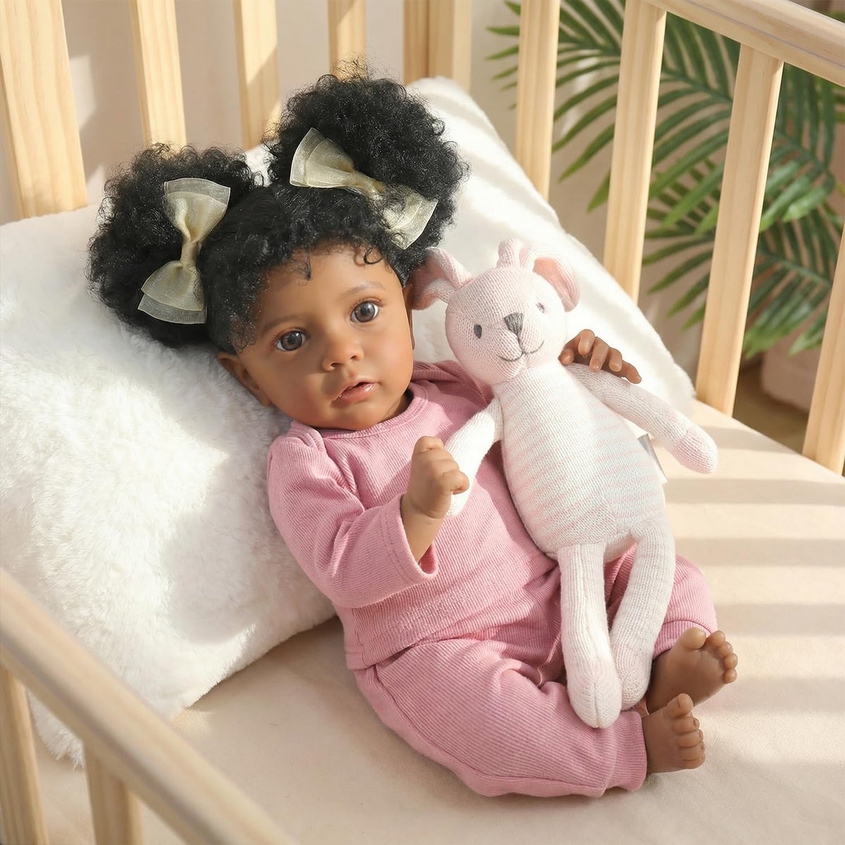 20 Inch Realistic Newborn Baby Doll in Pink Outfit P149641