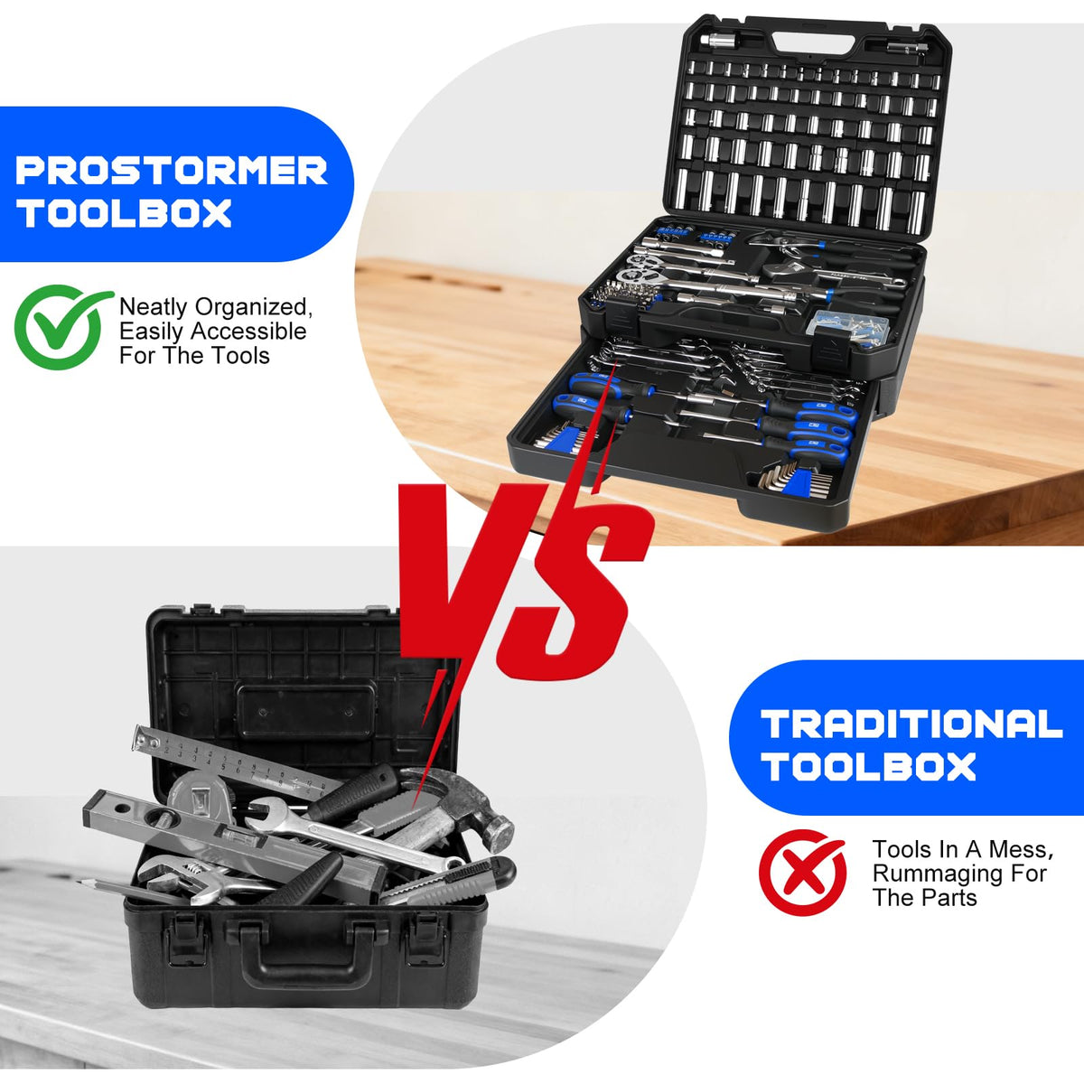 279-Piece Mechanics Tool Set with Toolbox Z829936