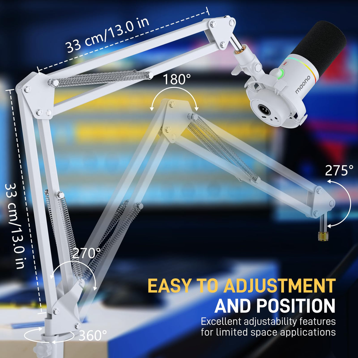 Wireless Condenser Microphone with Boom Arm G82658