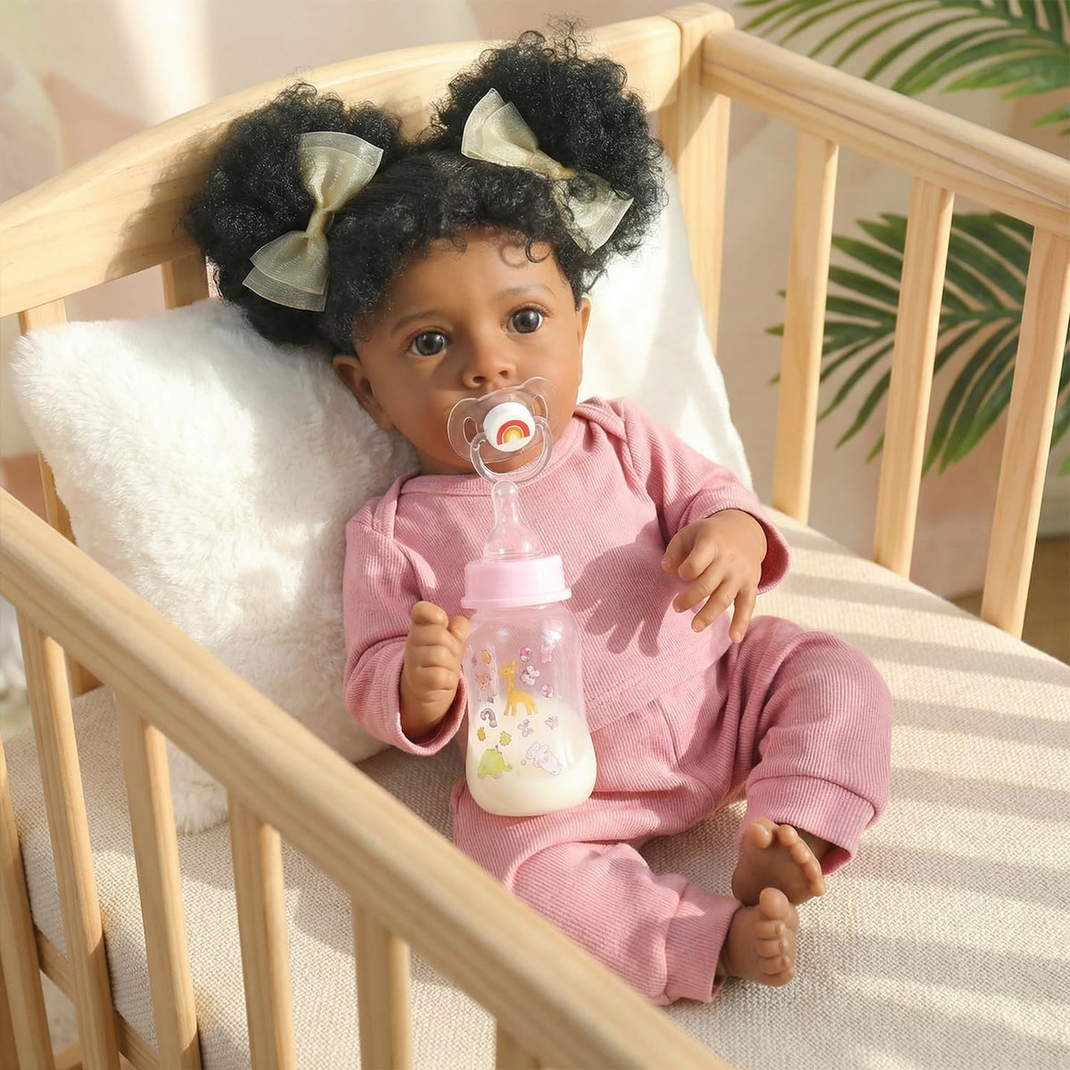 20 Inch Realistic Newborn Baby Doll in Pink Outfit P149641