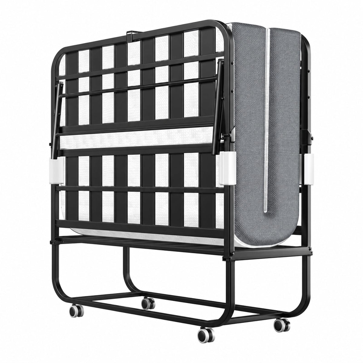Folding Bed with Memory Mattress 75" x 38" Twin N933