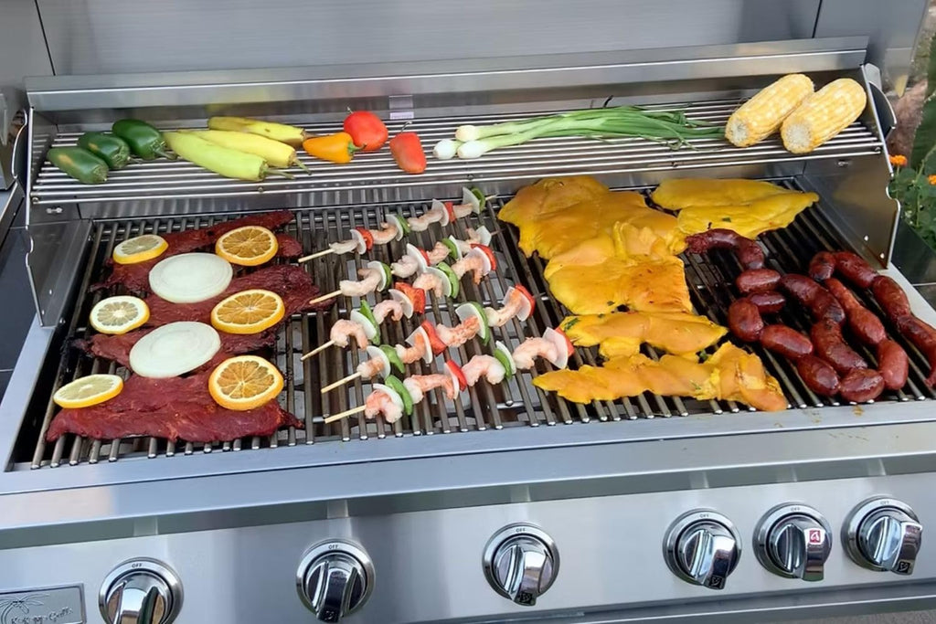 5 Burner Built-In Stainless Steel Propane Gas Grill with Back Burner L25532