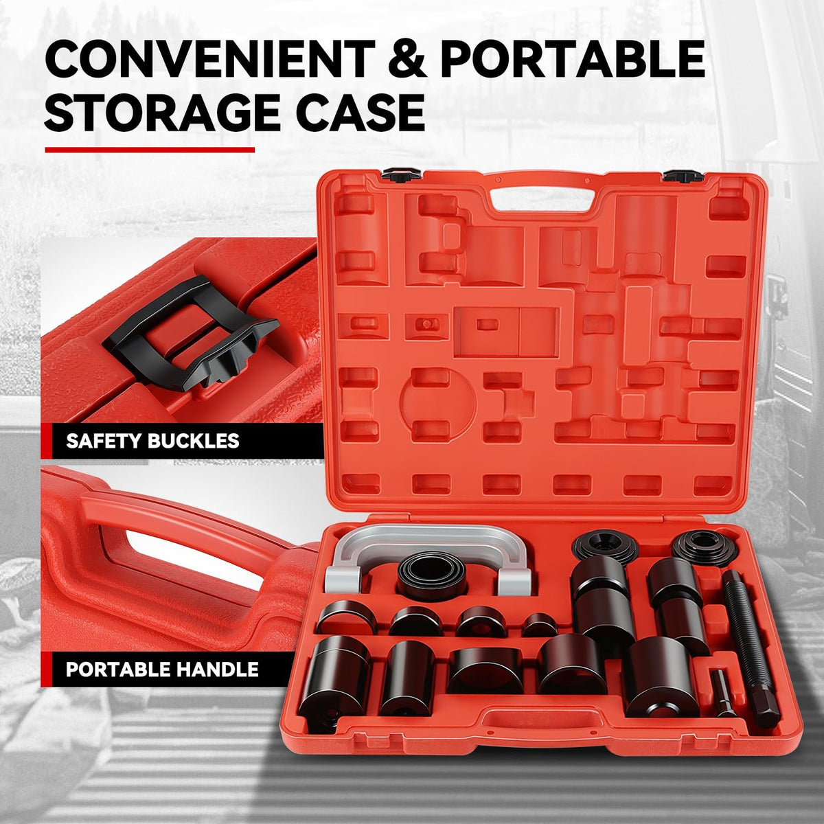 21 Pcs Ball Joint Press Kit R908