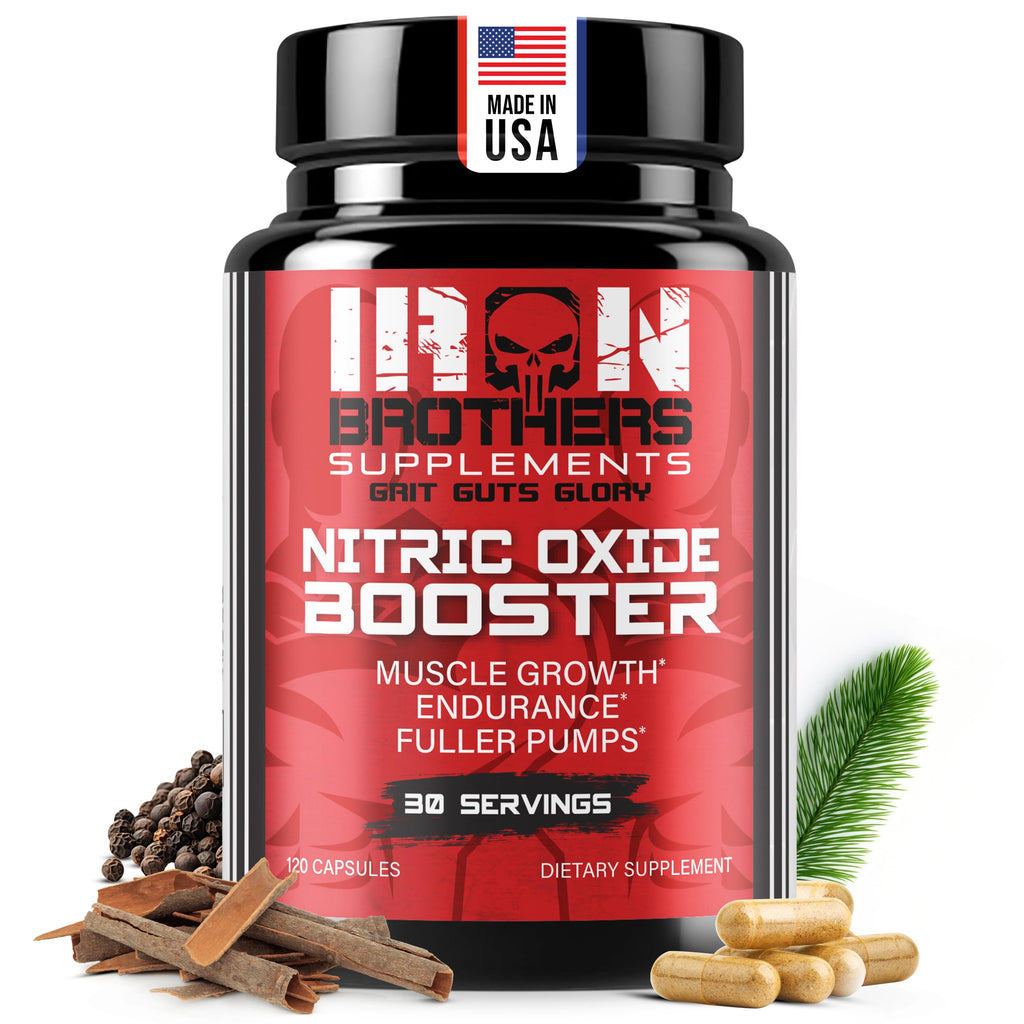 120 Vegan Capsules Nitric Oxide Supplement C1278