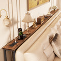 118 Inch Sofa Table with Power Outlets B462348