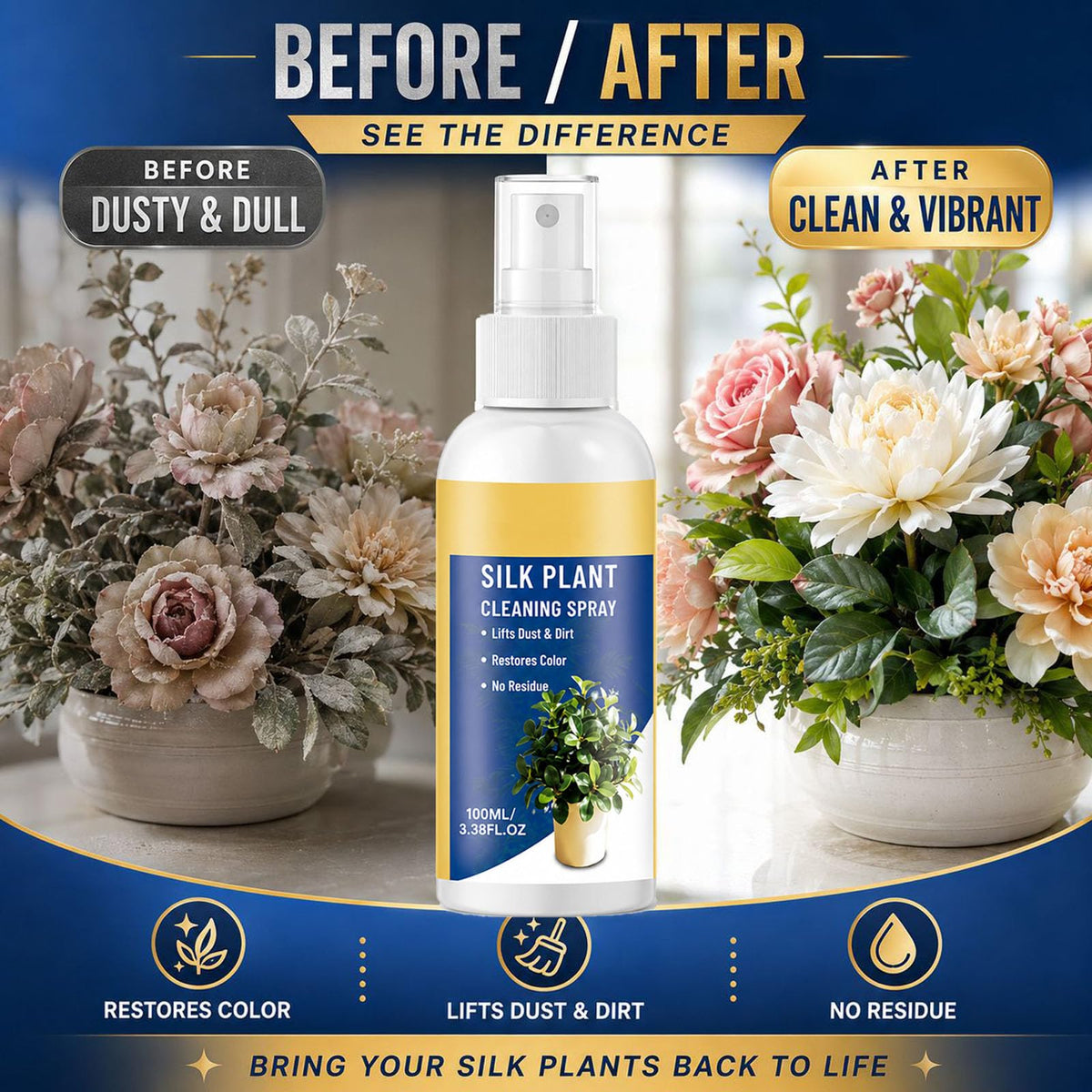 Artificial Flower Cleaning Spray, 9PCS V224201