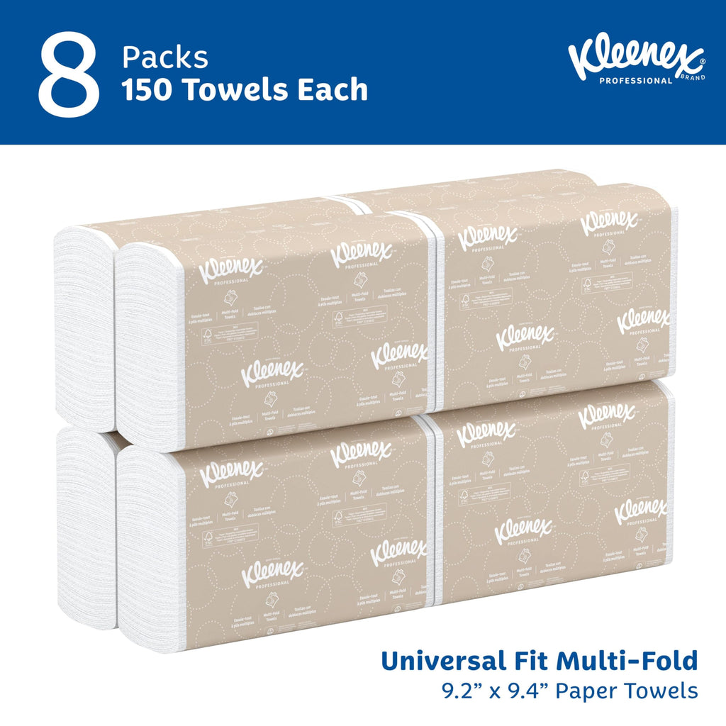 Multifold Paper Towels, 8 x 150 Sheets T348