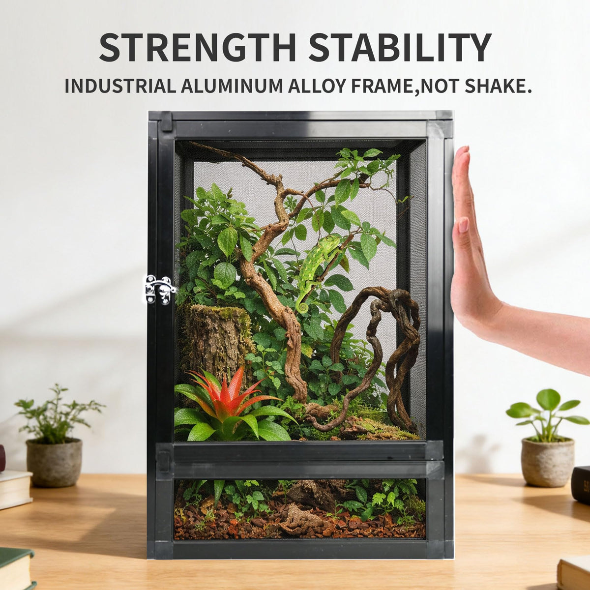 45 Gallon 32"x18"x18" Mesh Reptile Enclosure K800
