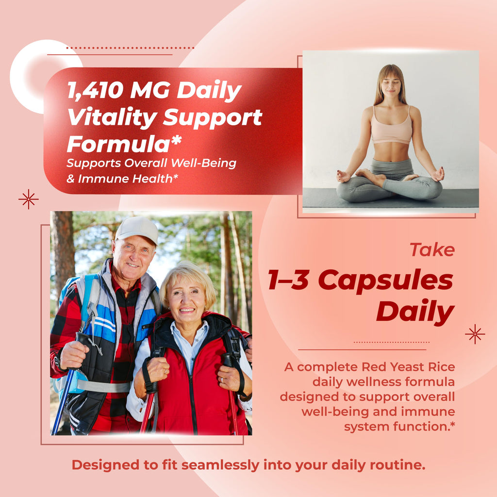 Red Yeast Rice Complex 1,410 mg 150 Capsules B802