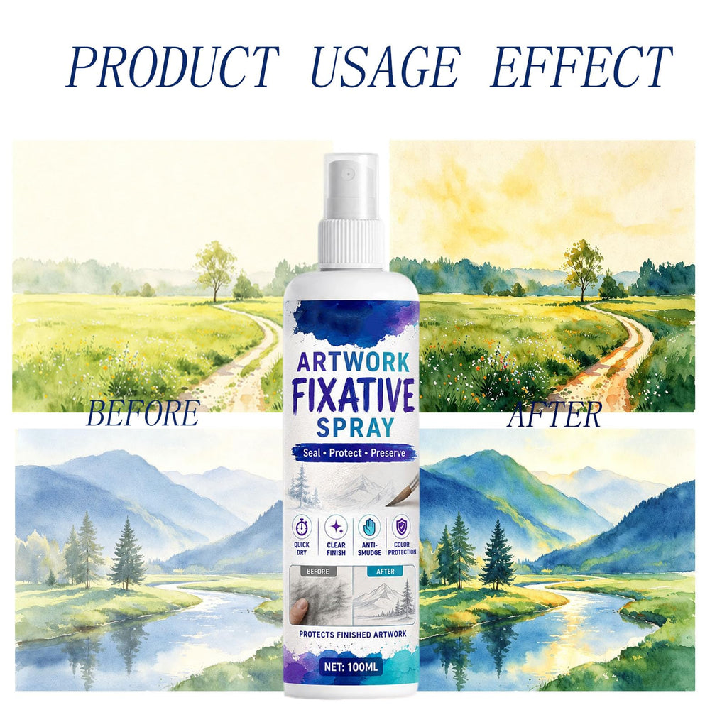 Quick-Dry Smudge-Proof Clear Matte Fixative Spray (7PCS) H165389