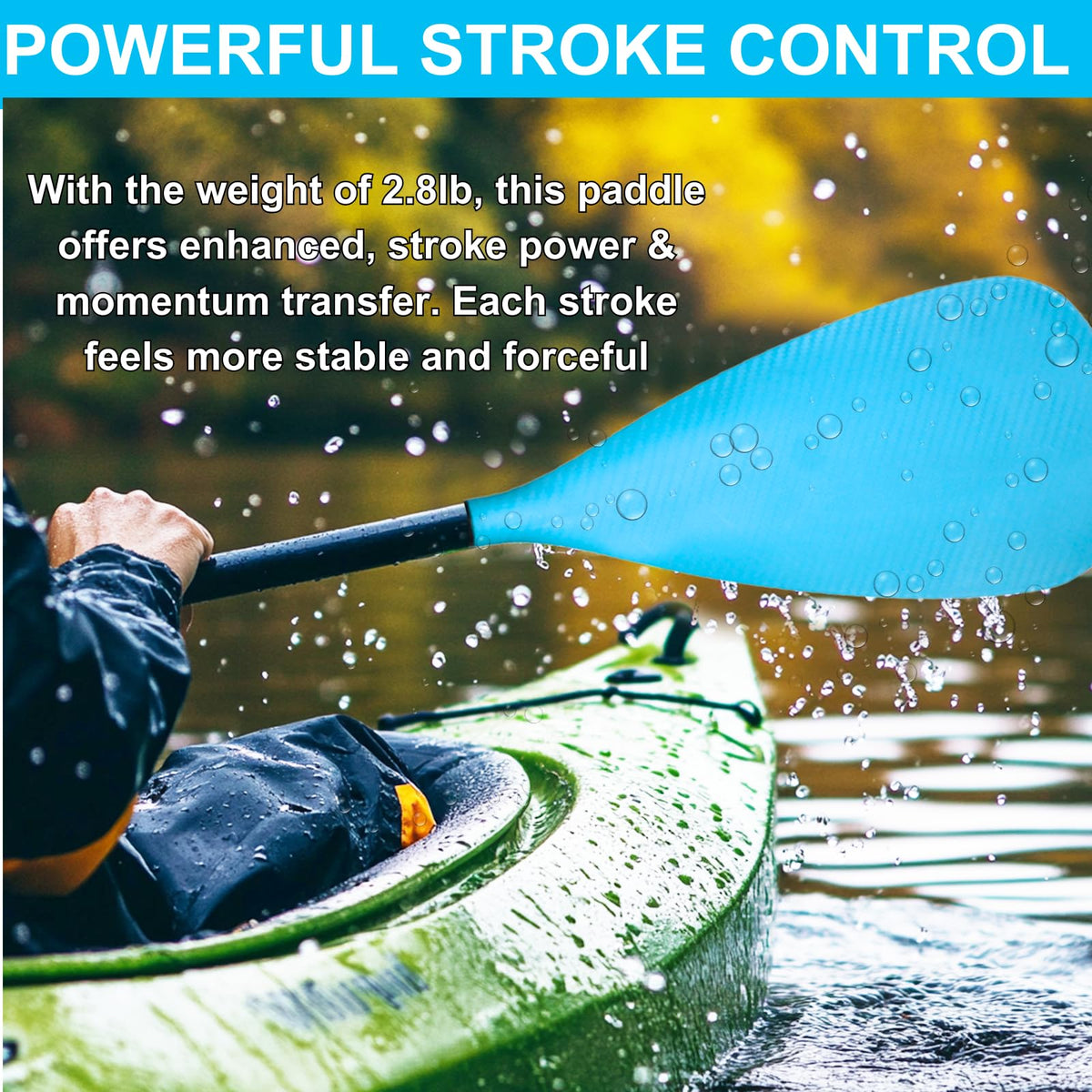 Adjustable 4-Piece Dual Blade Aluminum Paddle K78992