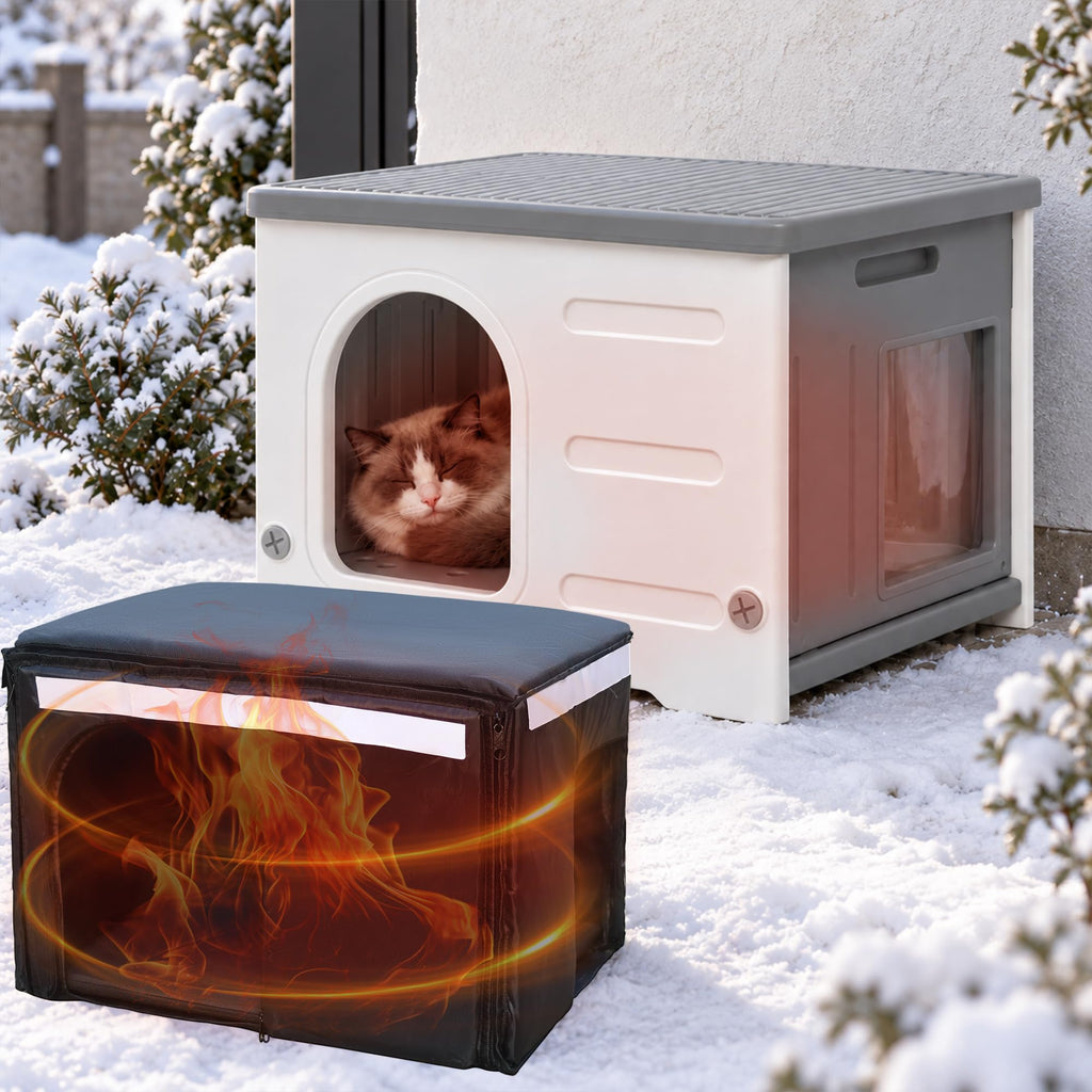 HDPE Cat House with Liner F592